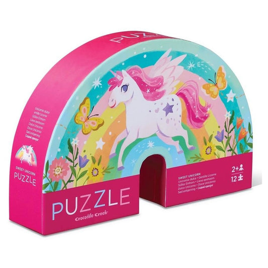 Crocodile Creek / Floor Puzzle - Sweet Unicorn 12pc