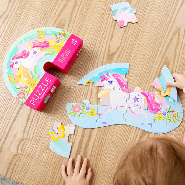 Crocodile Creek / Floor Puzzle - Sweet Unicorn 12pc
