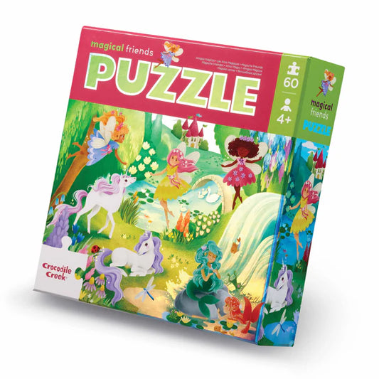 Crocodile Creek / Floor Puzzle - Magical Friends 60pc