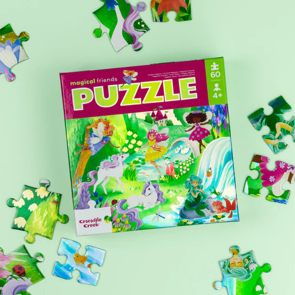 Crocodile Creek / Floor Puzzle - Magical Friends 60pc
