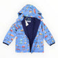 Korango / Farm Machine Print Raincoat - Blue