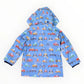 Korango / Farm Machine Print Raincoat - Blue