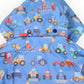 Korango / Farm Machine Print Raincoat - Blue