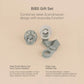 BIBS / Colour Pacifier & Loop Clip Gift Set Size 1 - Sage