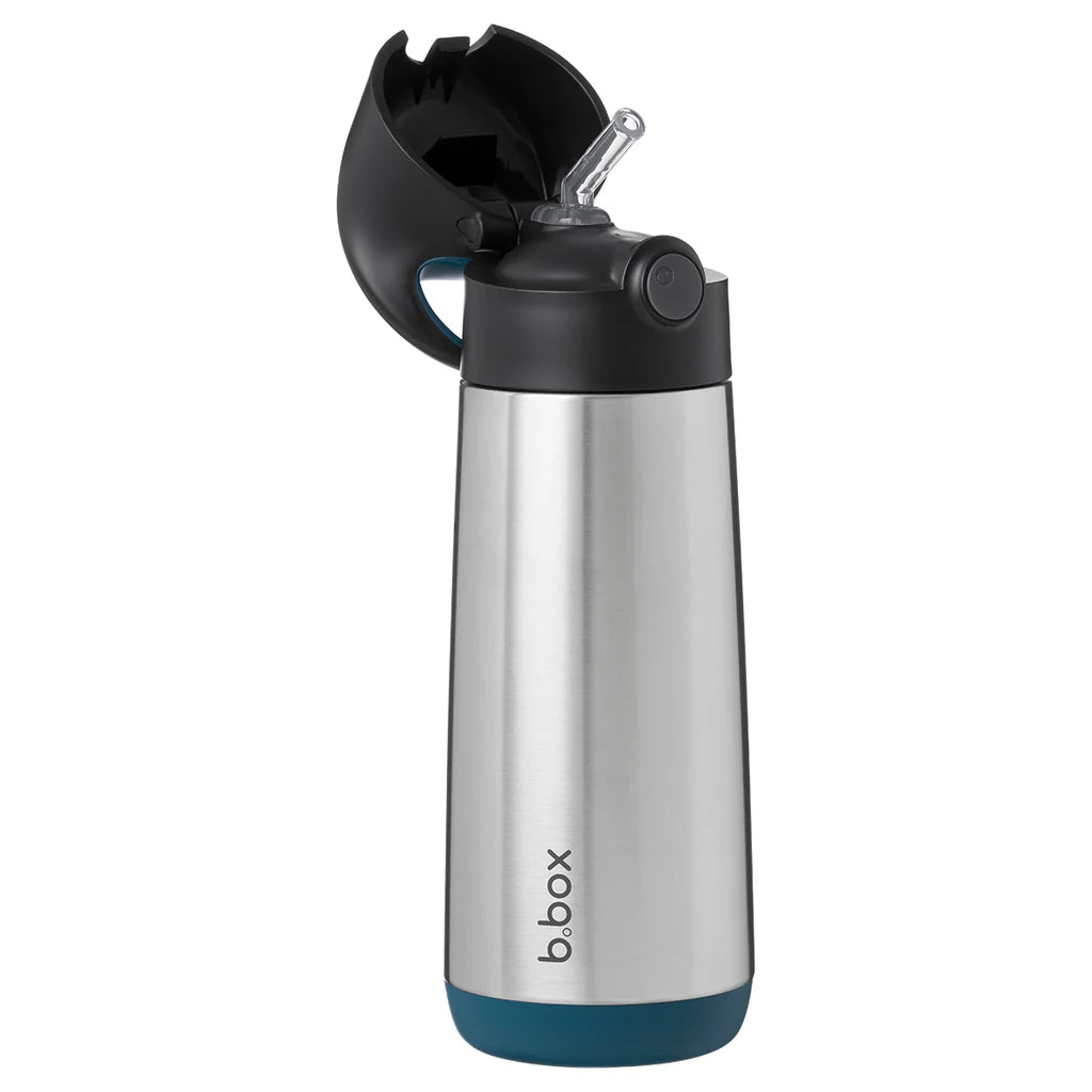b.box / 500ml Insulated Drink Bottle with Straw