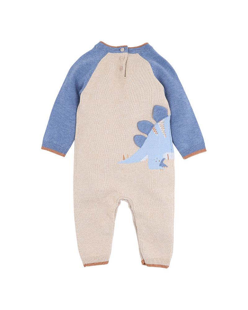 Bebe By Minihaha / Isaac Dinosaur Knitted Romper