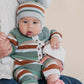 Bebe By Minihaha / Mateo Stripe Knitted Romper