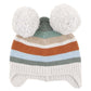 Bebe By Minihaha / Mateo Stripe Pom Pom Beanie