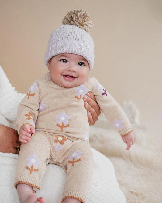 Fox & Finch / Tutu Tigers Flowers Knitted Romper