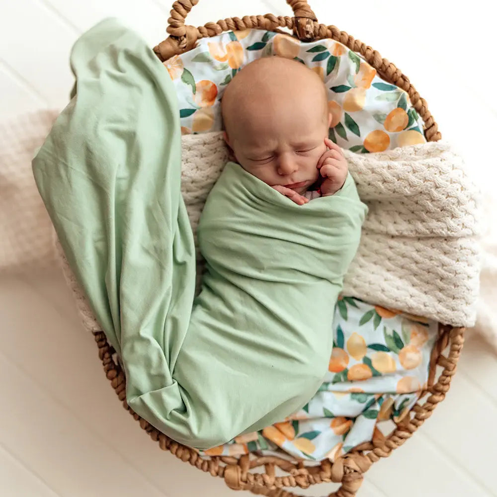 Snuggle Hunny / Jersey Wrap Set - Mint