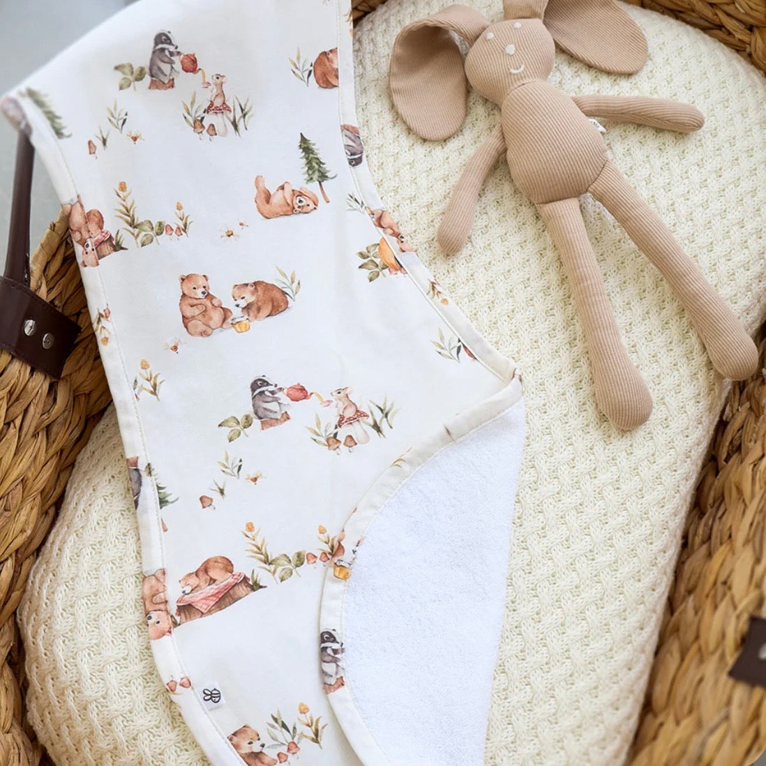 Snuggle Hunny / Organic Cotton Burp Cloths