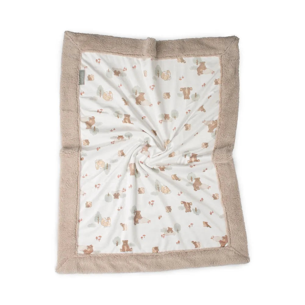 The Little Linen Company / Snuggle Blanket - Bushland Bear