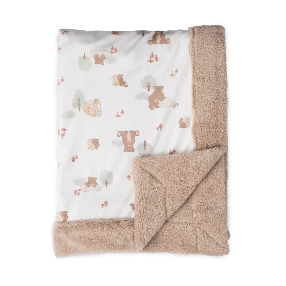 The Little Linen Company / Snuggle Blanket - Bushland Bear