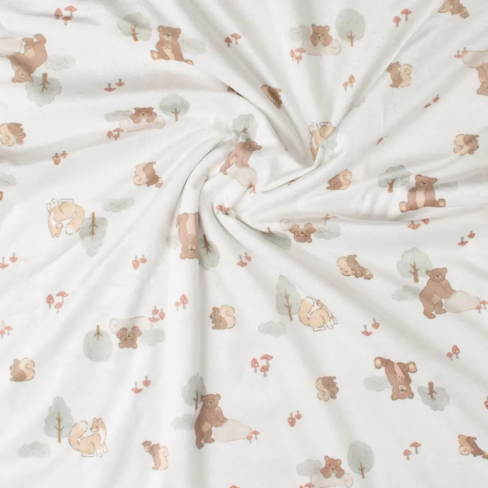 The Little Linen Company / Snuggle Blanket - Bushland Bear
