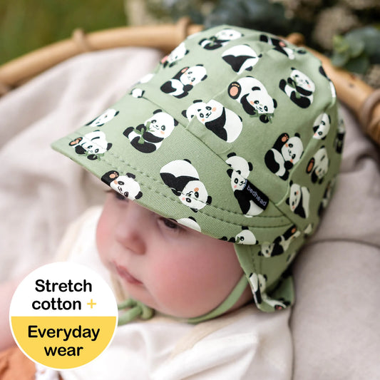 Bedhead Hats / Legionnaire Flap Sun Hat - Panda