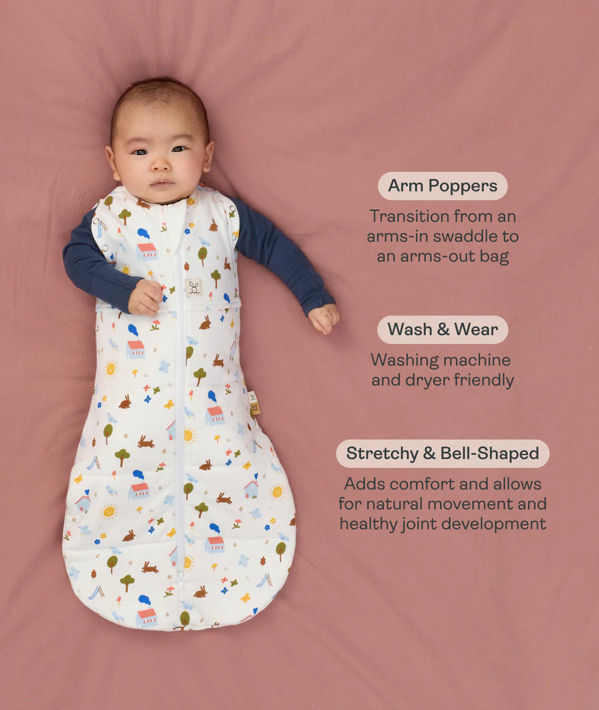 ergoPouch / Cocoon Swaddle Bag 3.5 TOG - Daydream