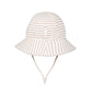 Bedhead Hats / Ponytail Bucket Sun Hat - Natural Stripe