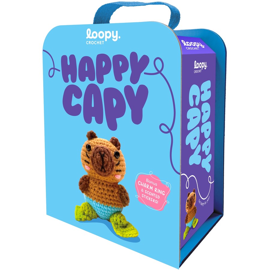Loopy Crochet Book & Kit - Happy Capy