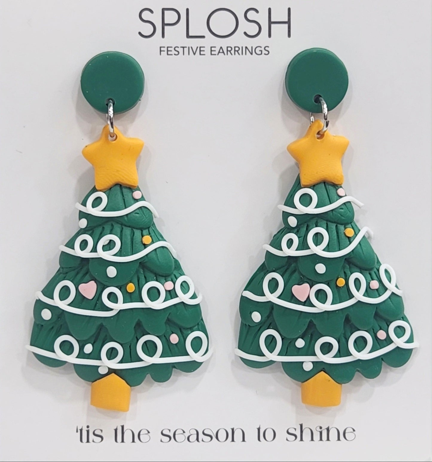 Splosh / Festive Earrings - Large Christmas Tree