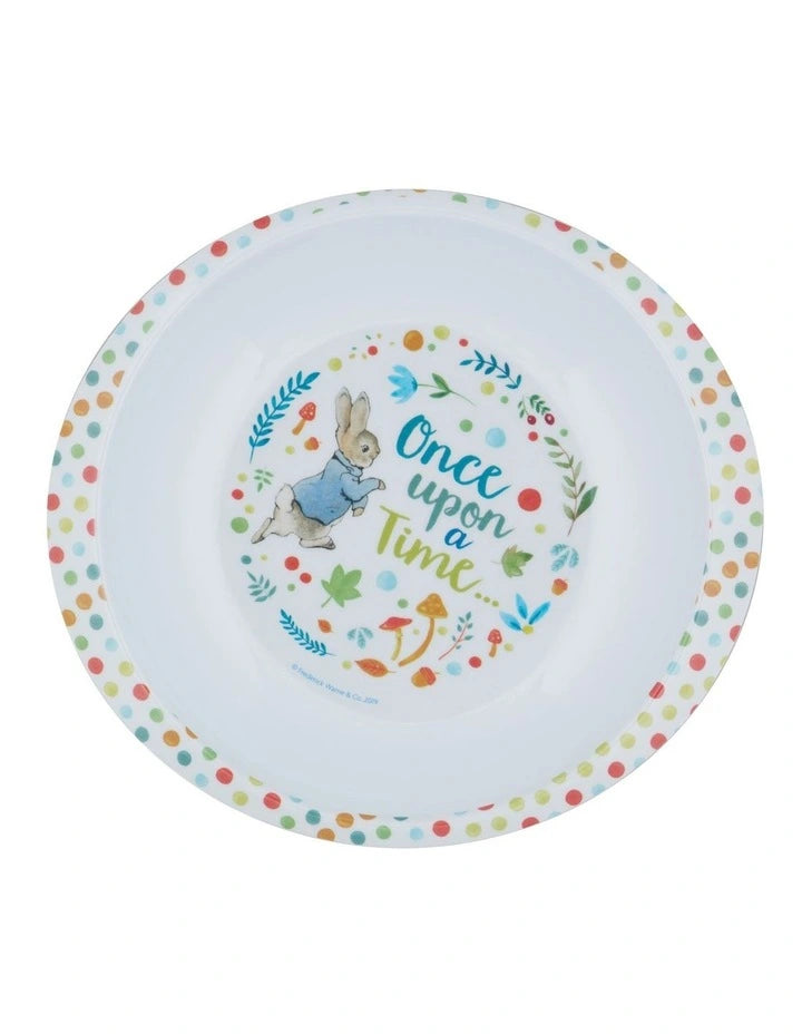 Small Peter Rabbit Bowl with autumn theme
