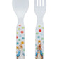 Peter Rabbit Spoon And Fork With Coloured Dots
