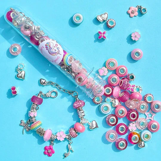 Sweet As Sugar DIY Charm Bracelet Set Pink