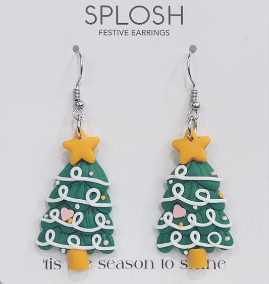 Splosh / Festive Earrings - Small Christmas Tree