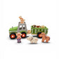 Toyslink / Wooden Tractor with Trailer