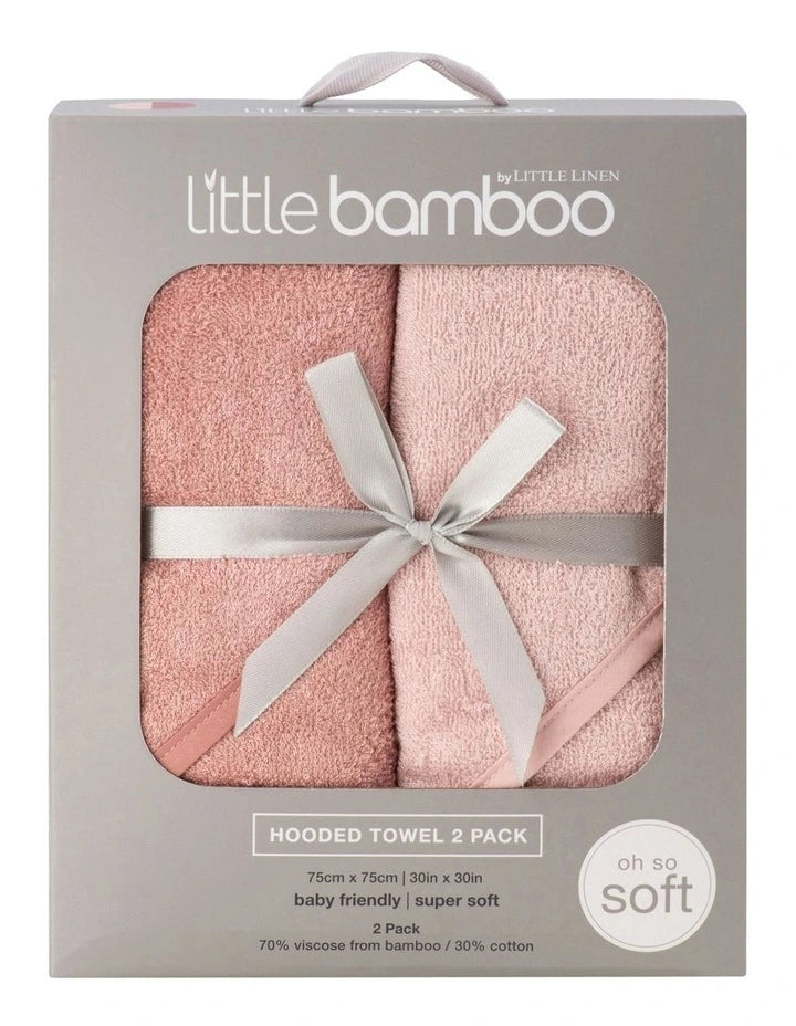 Little Bamboo / Hooded Towel 2pk